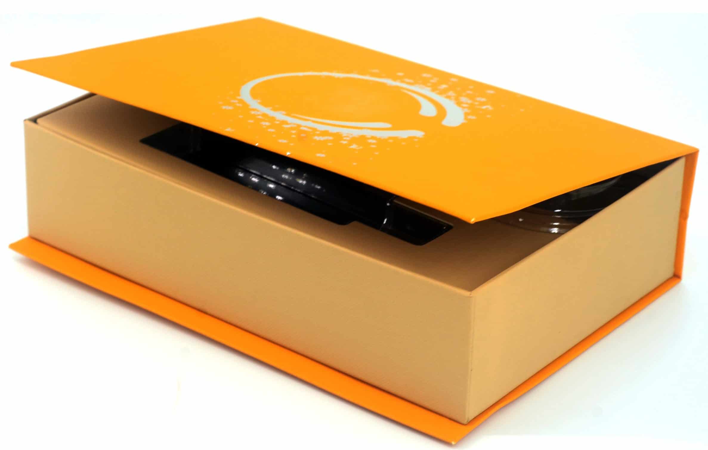 orange open box