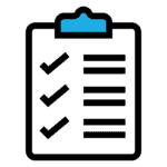 A checklist icon.