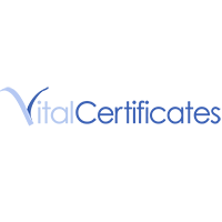 purple vital certificates logo