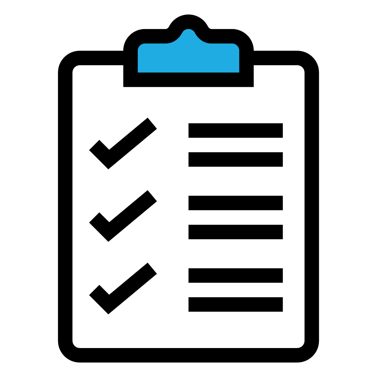 A checklist icon.