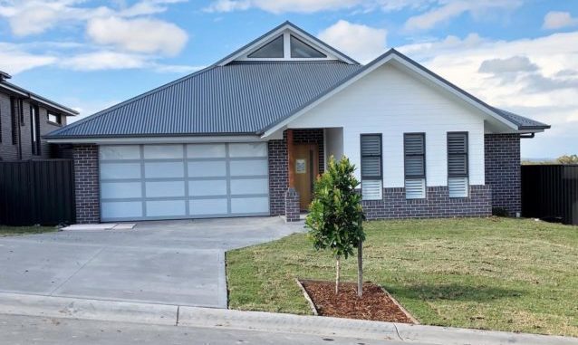 house with long driveway – newly built