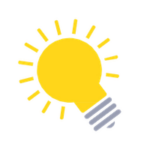A light bulb icon that symbolizes business planning.