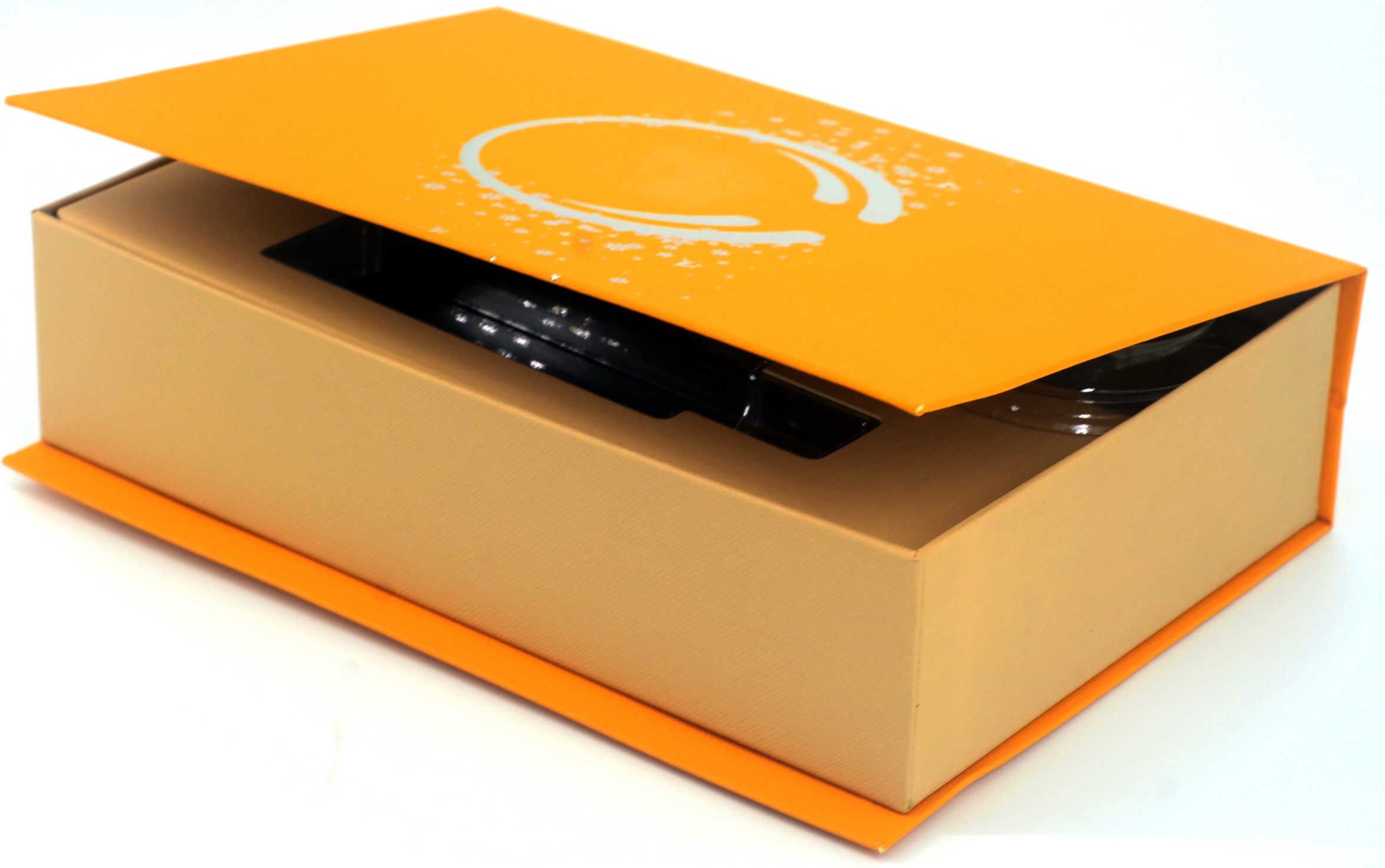 orange open box